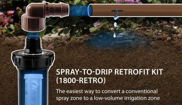 SPRAY-TO-DRIP RETROFIT KIT (1800-RETRO)