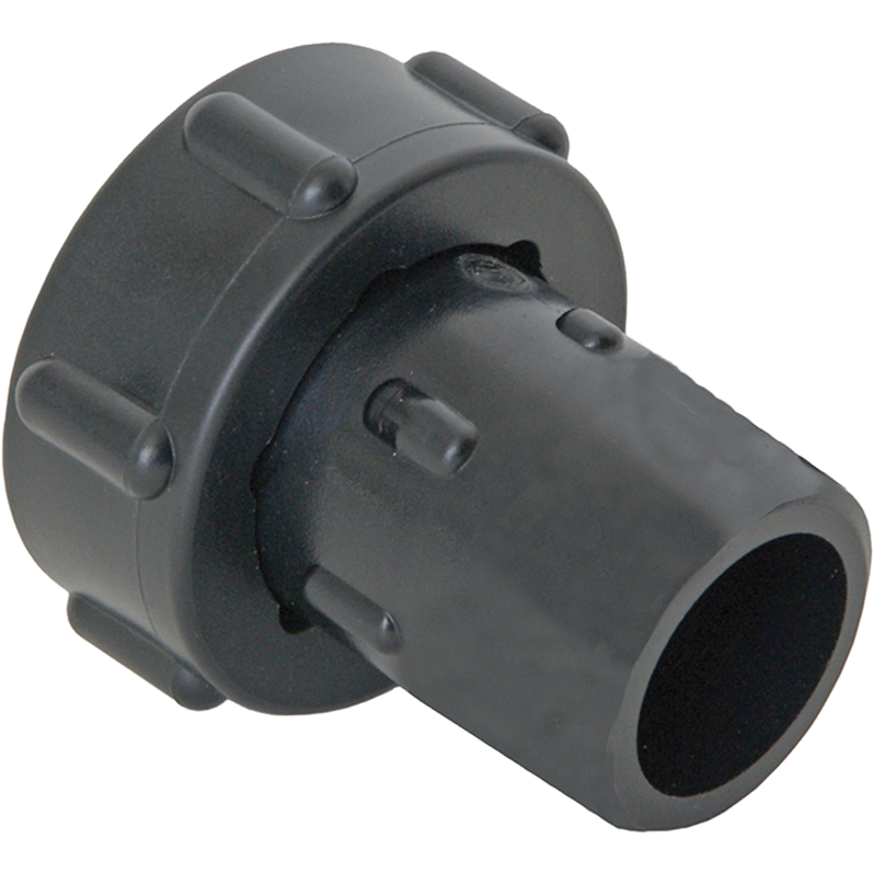 HydroRain 03109 HRM-100-US-1X Rosca de contrafuerte hembra giratoria x adaptador de PVC (1" PVC Spigot OD y 3/4" PVC Socket ID)