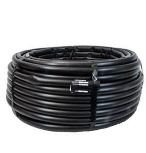 DIG Irrigation 14-004 Tubo de goteo de polietileno de 1/2 ″, 0,600 ID x 0,700 OD, 50 pies, tubo negro