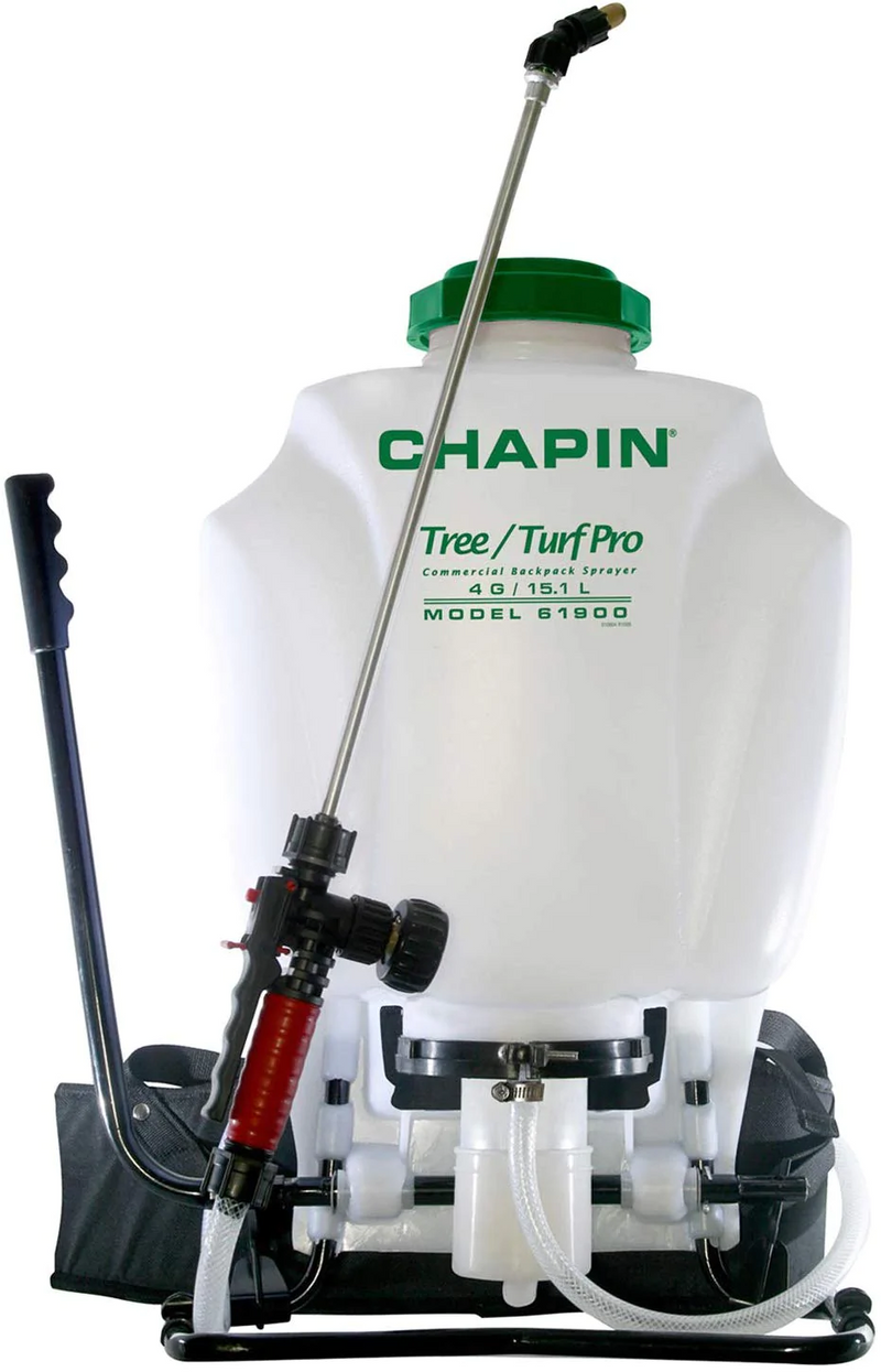 Chapin 61900: 4-Gallon Tree & Turf Pro Commercial Manual Backpack Sprayer with Stainless Steel Wand