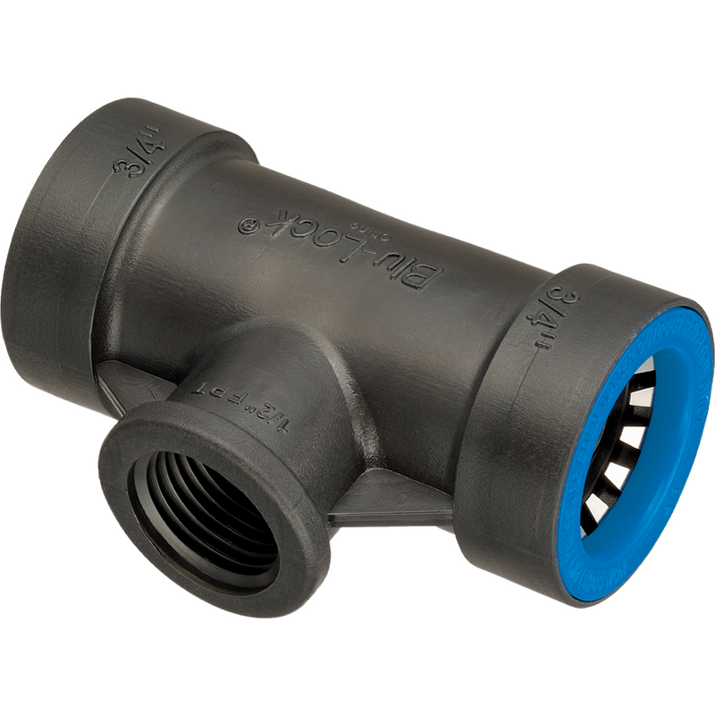 Hydro-Rain - BL402-101 - Blu-Lock® ¾" Blu-Lock x ½" FPT Tee