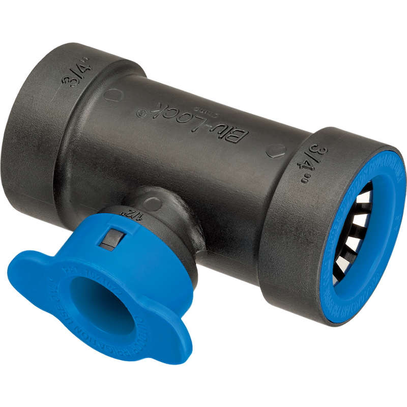 HydroRain Blu-Lock® 37373 BL-401-101 Camiseta Blu-Lock de ¾" x Blu-Lock de ½"