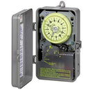 Scratch and Dent  Intermatic - R8816P101C - Timer, 240V 3Hp Dpst Sprinkler & Irrigation Mechanical Timer W/14-Day Skipper -SD1