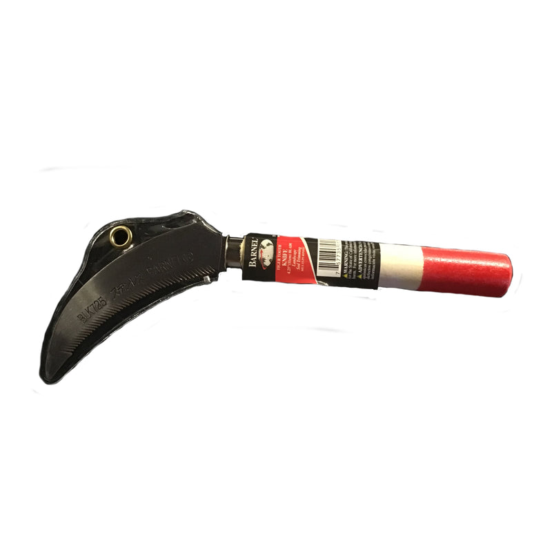 Barnel BLK725P 9.5" Landscape, Sod and Harvest Knife/Sickle, 9.5 Inch, Red
