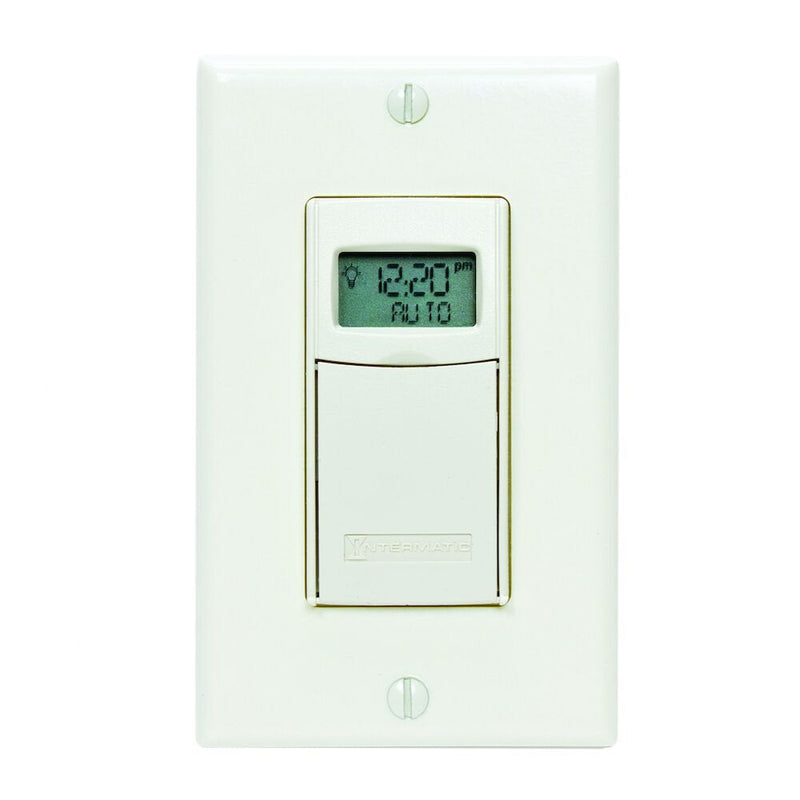 Intermatic - EI600LAC - 7-Day Heavy-Duty Programmable Timer, Light Almond