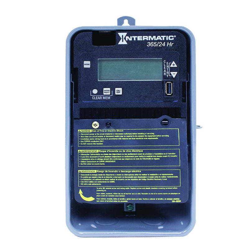 Intermatic - ET2115CR - 24-Hour/365 Day 1-Circuit Electronic Control, 120-277 VAC