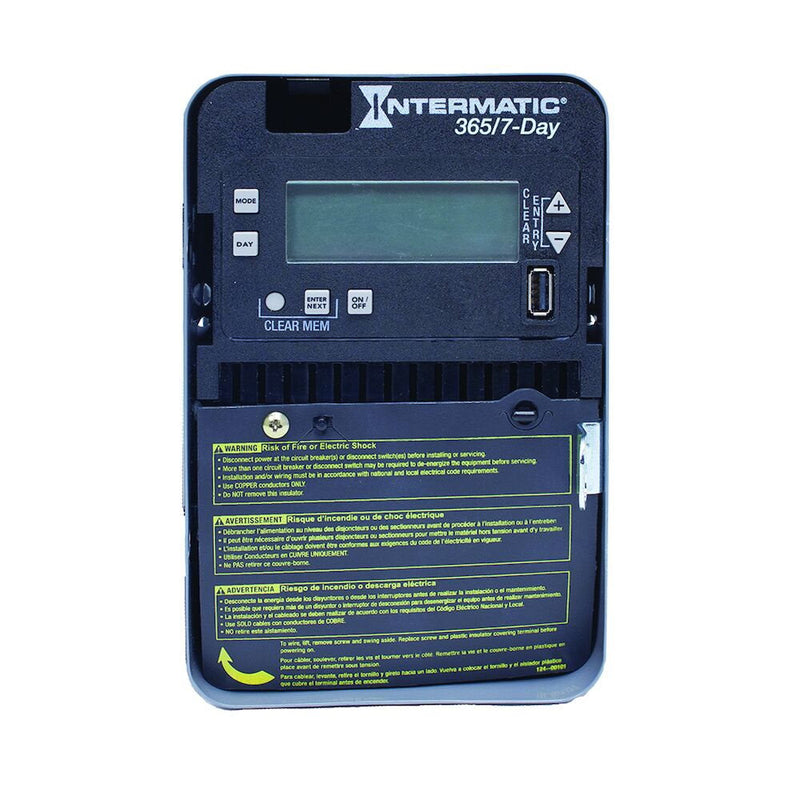 Intermatic - ET2705C - 7-Day/365 Day 1-Circuit Electronic Control, 120-277 VAC
