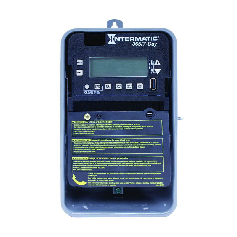 Intermatic - ET2745CR - 7-Day/365 Day 4-Circuit Electronic Control, 120-277 VAC
