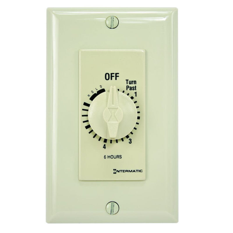 Intermatic - FD6HH - Spring Wound Countdown Timer, Decorator Style, Ivory