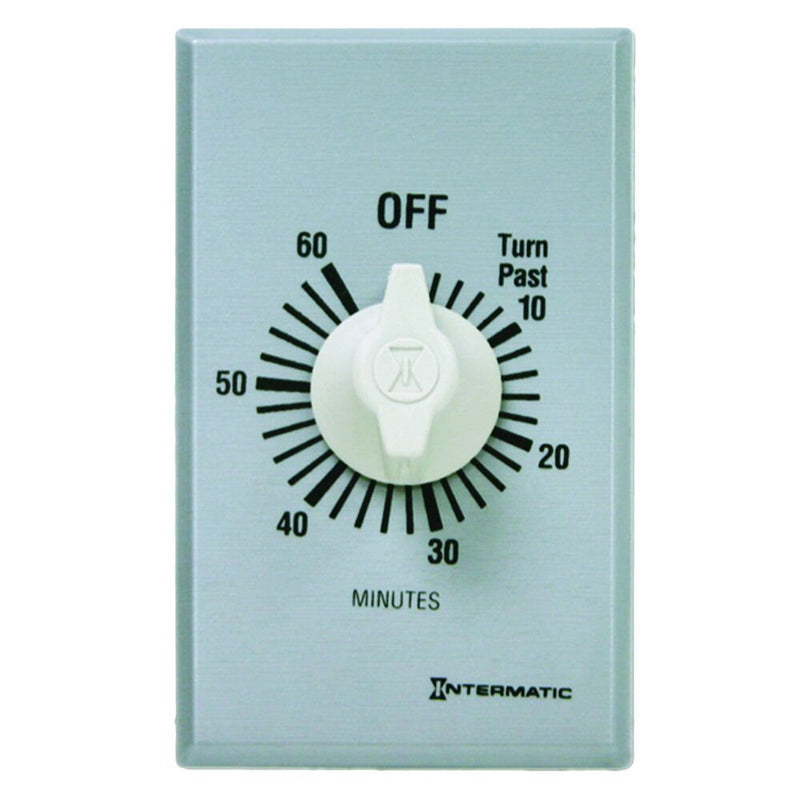 Intermatic - FF60MC - Spring Wound Countdown Timer, Commercial, Silver