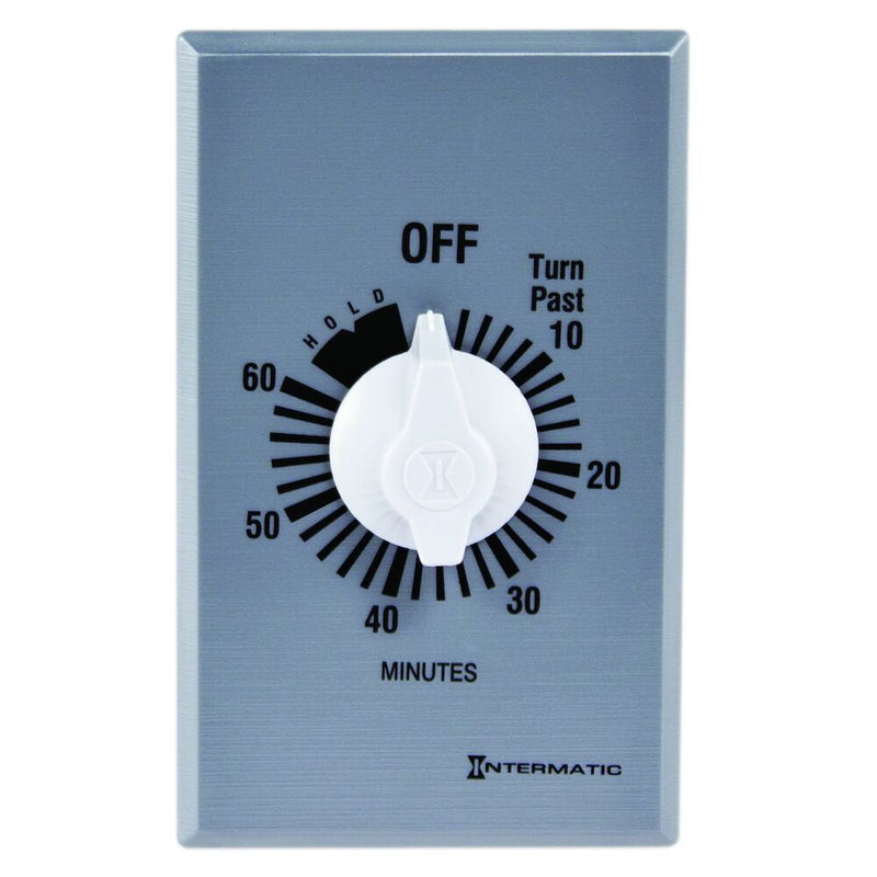 Intermatic - FF60MHC - Spring Wound Countdown Timer, Commercial, Silver