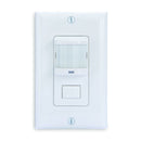 Intermatic - IOS-DPBIF-WH - Residential In-Wall Push Button PIR Occupancy Sensor, White