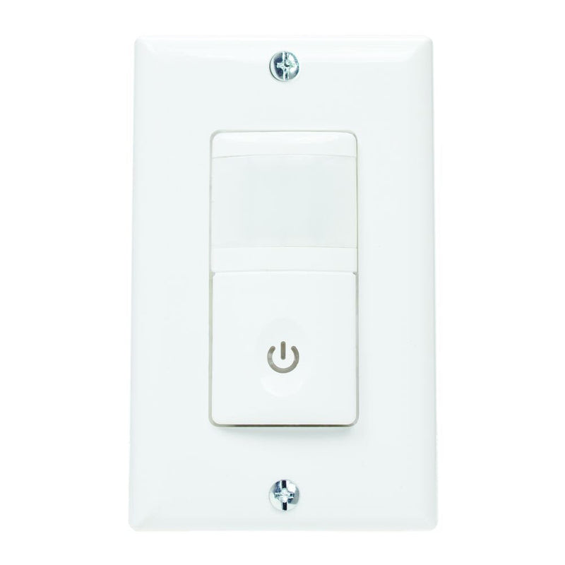 Intermatic IOS-DPBV-WH Sensor de vacante PIR residencial para empotrar en la pared, blanco