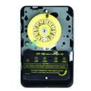 Intermatic - T104 - 24-Hour Mechanical Time Switch, 208-277 VAC, 60Hz, DPST, Indoor Metal Enclosure, 1 Hour Interval
