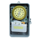 Intermatic - T1905P - 24-Hour Mechanical Time Switch, 125 VAC, 60Hz, SPDT, Indoor/Outdoor Plastic Enclosure, 15 Minute Interval