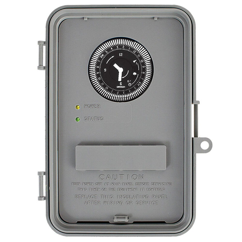 Intermatic - WHAVQ4 - 24 Hour 120-240V Water Heater Timer with Battery Backup and Auto-voltage