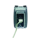 Intermatic - WP1010C - Plastic In-Use Weatherproof Cover, Single-Gang, Vrt, 3.125" Clear