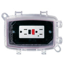 Intermatic - WP1100C - Plastic In-Use Weatherproof Cover, Single-Gang, Vrt/Hrz, 2.75" Clear