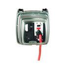 Intermatic - WP1230C - Plastic In-Use Weatherproof Cover, Double-Gang, Vrt, 3.125" Clear