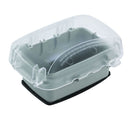 Intermatic - WP5100C - Extra-Duty Plastic In-Use Weatherproof Cover, Single-Gang, Vrt/Hrz, 2.75" Clear