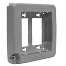 Intermatic - WP7200G - Low-Profile Extra-Duty Plastic In-Use Weatherproof Cover, Double-Gang, Vrt, Gray