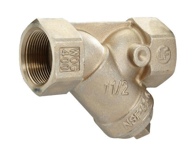 Febco - LF650A-11/2 - 1 1/2 In Lead Free Wye Strainer, 20 Mesh Screen, Tapped Retainer Cap, Closure Plug 0122979
