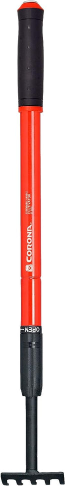 Corona Tools Extendable Handle Cultivator, Red, 18"-32" GT 3070