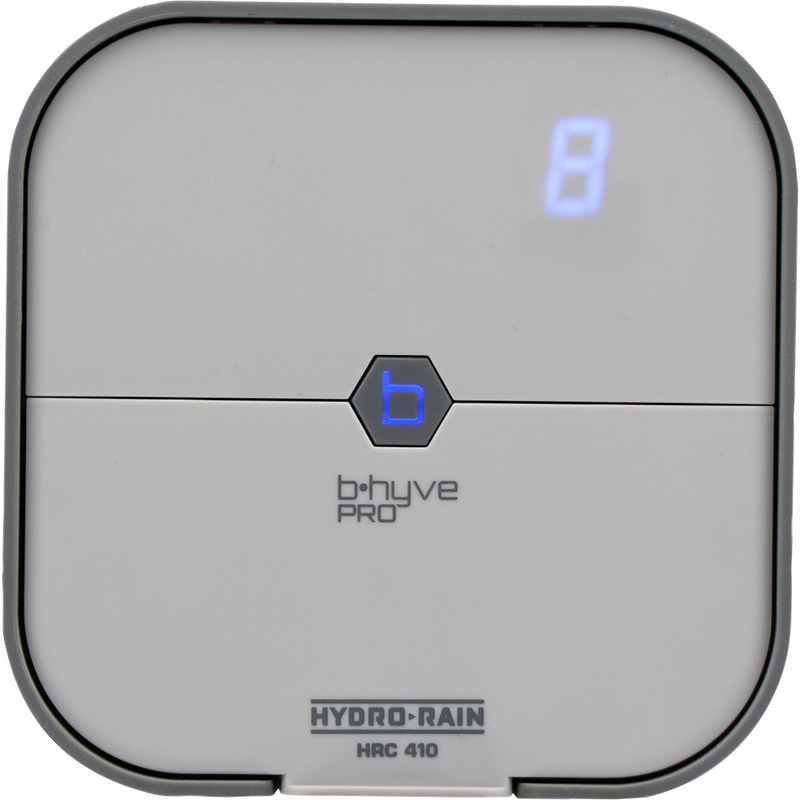 Hydro-Rain 04060 HRC 410 WIFI 8 B-hyve Controlador interior de 8 estaciones con Wi-Fi 2,4 GHz y Bluetooth