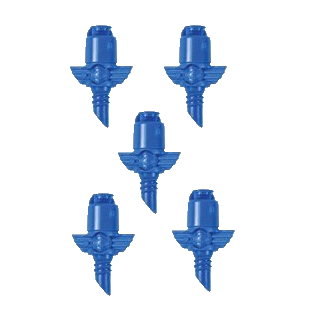 DIG Irrigation 07-002-B05  Micro Spray Jets, 180°, 7’ diameter at 30 PSI, 14 GPH, Bag of 5