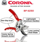 Corona BP 6250 MAXForged Aluminum Bypass Hand Pruner, 1 Inch Cut, Red