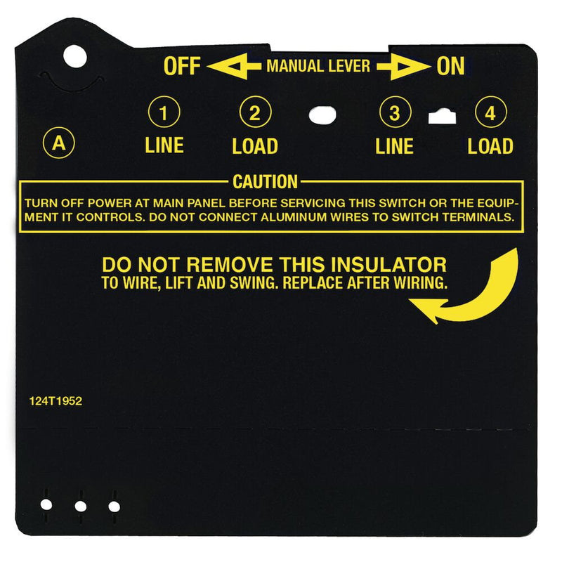 Intermatic - 124T1952 - Insulator for Double-Pole Time Switch