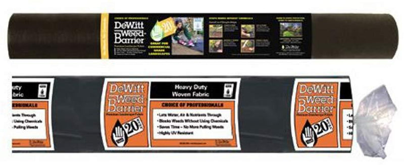 Dewitt 20YR4250 20 Year Weed Barrier Landscape Fabric, 4-Feet
