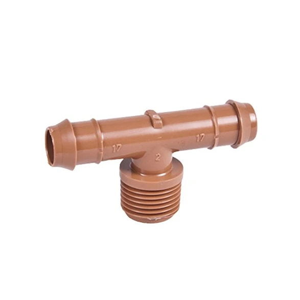 DIG Irrigation 15-044 3/4″ 17 mm Barbed Fittings Insert Male Adapter Tee