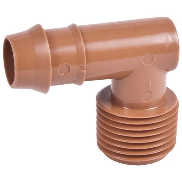 DIG Irrigation 15-047 1/2″ 17mm Elbow Male Adapter X Barb