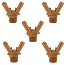DIG Irrigation 15-063-B05 3/4″ 17mm Male Adapter x Barb 'Y', Bag of 5