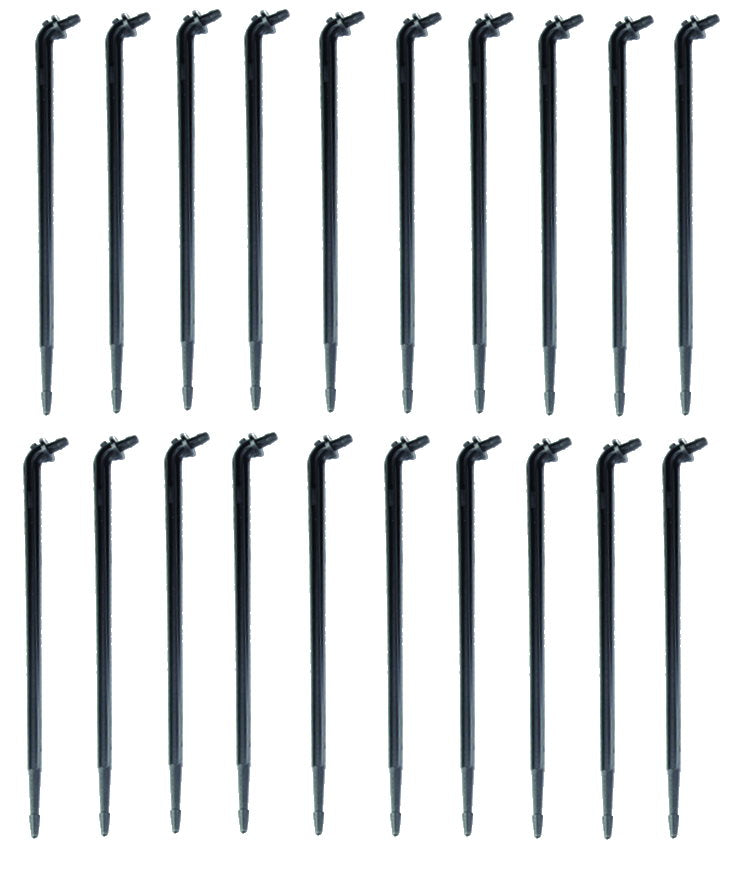 DIG Irrigation 16-017-B20 Estaca de 6 pulgadas con púa para tubos de polietileno de 1/8 pulgadas, bolsa de 20