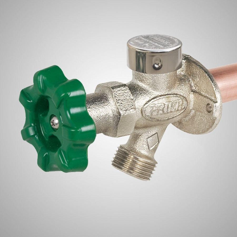 Push Hydrant Prier Quarter Turn - Anti-Siphon Wall Hydrant - 1/2