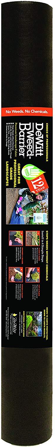 Dewitt 3-Foot by 100-Foot Non Woven 12-Year Landscape Fabric 12YR3100