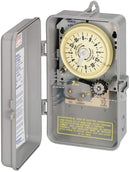 ÚLTIMA OPORTUNIDAD RASGUÑOS Y ABOLLADAS Intermatic T8805P101C SPST Interruptor de temporizador de riego y ciclo mecánico de 125 voltios con patrón de 14 días y gabinete de plástico 3R para interiores y exteriores, color