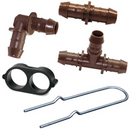 Rain Bird - 1/2" Barbed Drip Coupling - 4 Pack