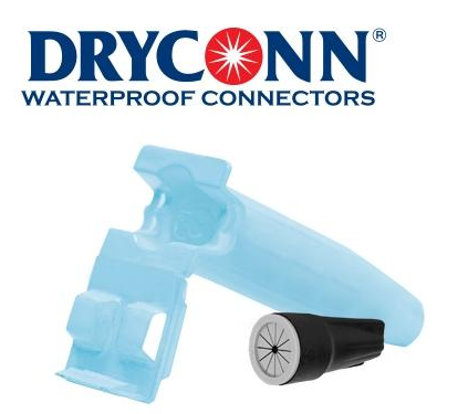 King Innovation 20260 - Conector impermeable DryConn Xtreme, 2 piezas. Bolsa