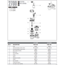 Irritrol 2711APR Capó eléctrico de acero inoxidable con control de flujo, 3/4"