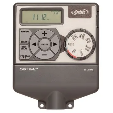 Orbit 28966 6 Station Indoor Easy Dial Timer