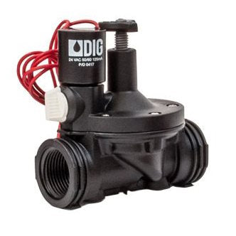 DIG Irrigation 33-014 3/4” Inline Globe Valve with Flow Control, 24 VAC