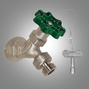 Prier - Angle Sill Faucet - Loose Key - Anti-Siphon - C-355 / C-367