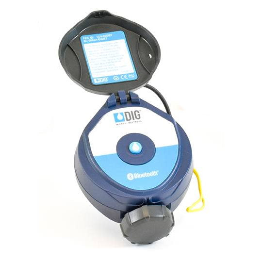 DIG Irrigation 410BT-075 Controlador Bluetooth a batería con válvula en línea de 3/4"