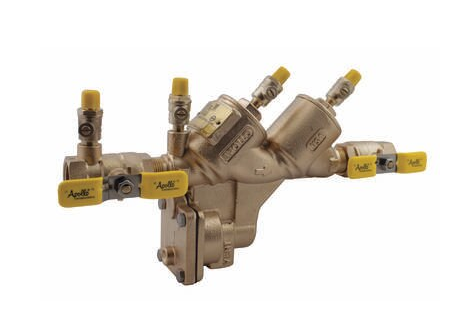 Apollo Backflow Preventer, Reduced Pressure, Bronze with Ball Valves and SAE Test Cocks