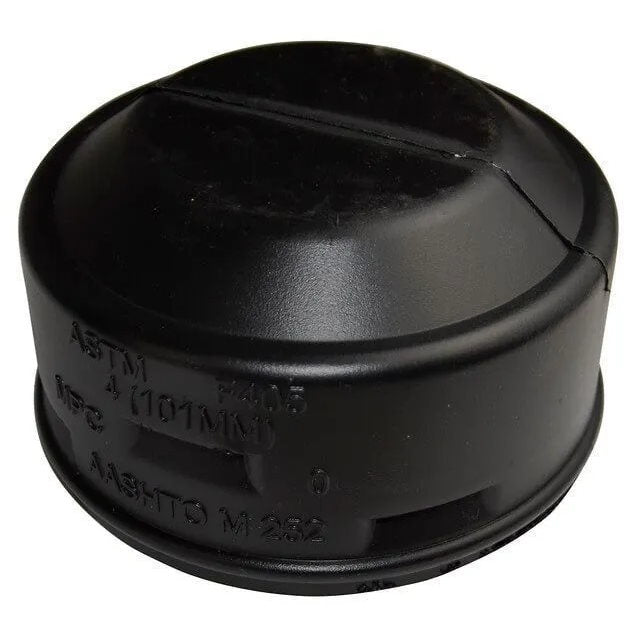 NDS 4C06 Tapa de extremo corrugado de 4"