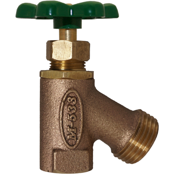 Prier Valve - Garden Valve - 3/4"FPT - Red Handle - 533.60-R