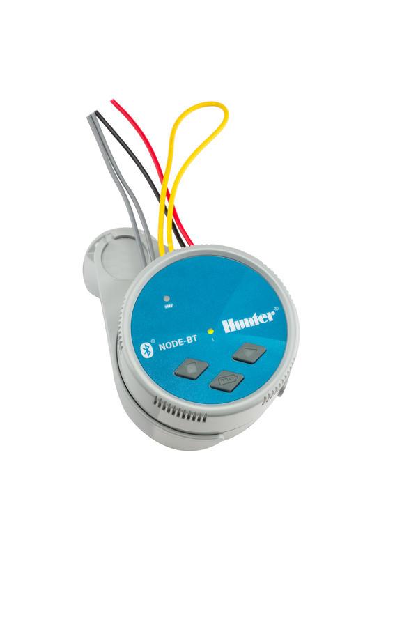 Hunter Industries - NODE-BT-400 Controlador de batería Bluetooth de 4 estaciones, sin solenoide